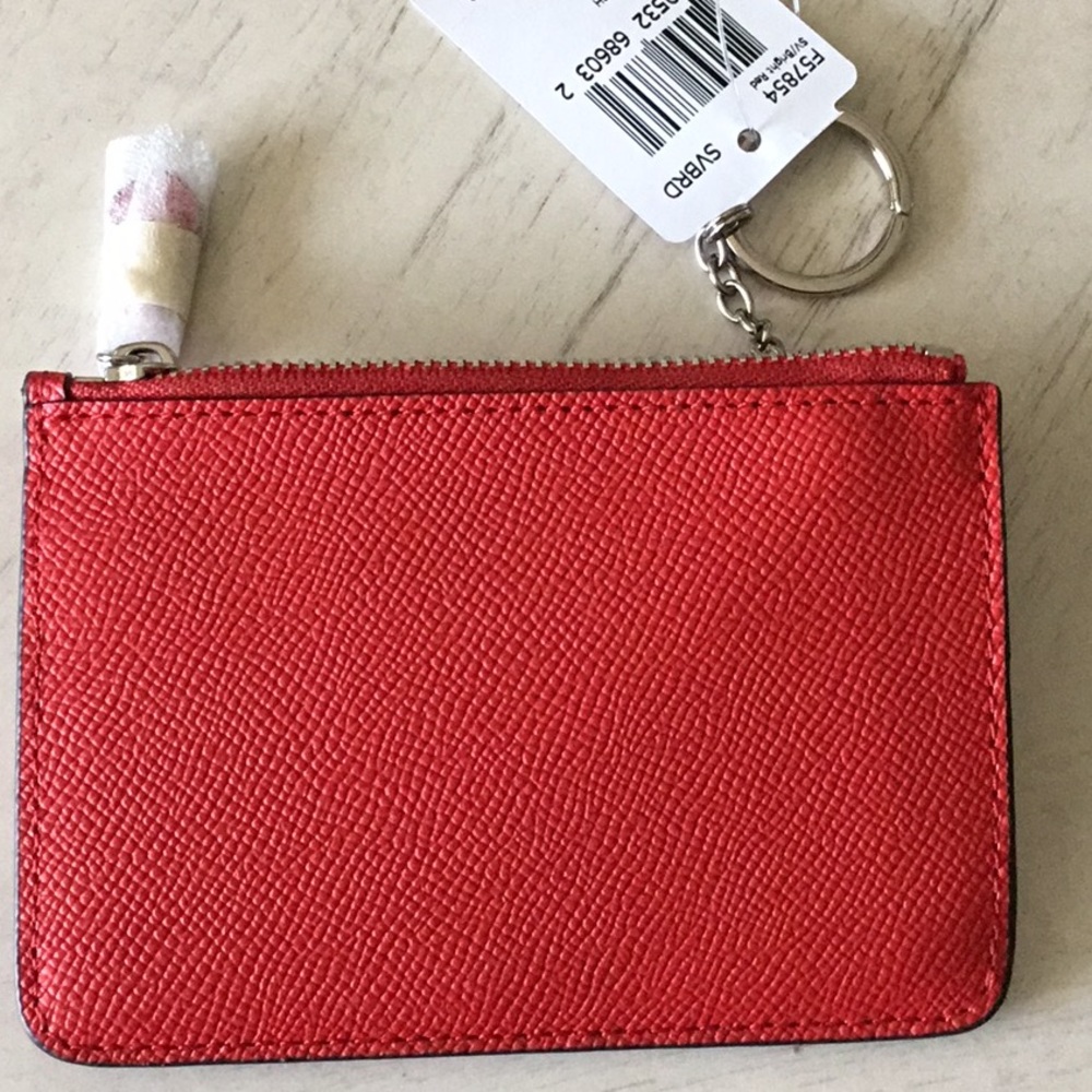 Coach Wristlet - Bright Red - NEW - Picture 3 of 5